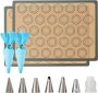 Silicone Baking Mat Kit Macaroon Baking Mat Set Silicone Bakeware Mats Silicone Baking Tools Kitchen Tool Set
