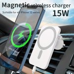 15W Universal Fast Charging Magnetic Wireless Car Phone Holder - Strong Suction Single Touch Installation Universal Compatibilit