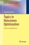 Topics In Nonconvex Optimization: Theory And Applications Springer Optimization And Its Applications