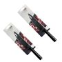 X2 Piece Black Stainless Steel Chef's Knife Set - 8 33.6CM .
