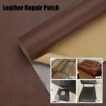1PC 19.99CM 30.0CM Self Adhesive Artificial Leather Patch Sofa Repair Refurbishing Leather Sticker Furniture Table Chair Patch A