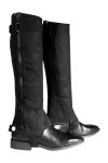 Horze Amara Adult Equestrian Leather Half Chaps Durable Synthetic Suede Riding Gaiters With Ykk Zipper Comfortable Leather Gaite