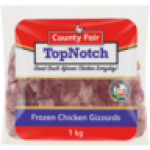 County Fair Top Notch Frozen Chicken Gizzards 1KG