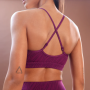 Ladies Core Strappy Bra Dark Purple - Dark Purple / Blackberry / X Large / Ladies