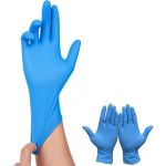 Non-latex Disposable Gloves Nitrile Gloves - Blue - 100 Piece