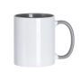 Mugs - 11OZ Coloured Inner & Handle 13 Colours - Grey