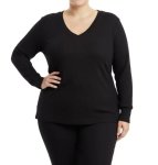 Long Sleeve Black Tee - 60 Black