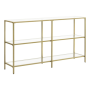 Bragg M Entryway Console Table 130CM Gold