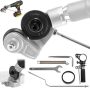 Electric Drill Sheet Metal Cutter Attachment Nibbler Titanium Steel Gear Fits 12V-21V Cordless/corded Drills Cuts Flat Iron Steel Copper Aluminum S
