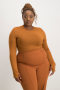 Lucy Long Sleeve Bodysuit - Glazed Ginger - 2XL