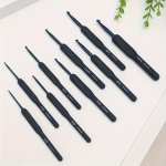 9 PCS 15 Pcs Blue Crochet Hook Set With Soft Grip Handles - Perfect For Arthritis Sufferers - Stainless Steel Needles For Croche
