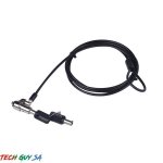 Dell Gizzu Noble Wedge Laptop Lock For 3.2MM X 4.5MM Slot Cable Length 1.8M 2 User Keys Included Not Compatible With Master Key