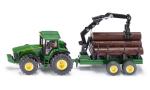 John Deere 8430 Tractor With Forestry Trailer - Scale 1:50