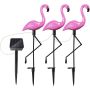 Waterproof Solar Flamingo Garden LED Light - 3PACK