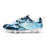 Jeiento Blue Soccer Football Shoes For Men Fashion Athletic Sneakers International Soccer Tournament Footwear Lightweight Sport