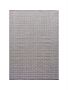 Bk Carpets - Modern Flower Indoor Outdoor Area Rug - 2M X 2.9M - Grey