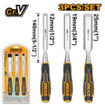 Chisel Wood Set 3PC
