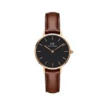 Petite St Mawes Rose Gold Black 28MM Watch