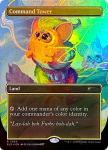 Command Tower 7064 Rainbow Foil Secret Lair Drop Series - Damaged Foil
