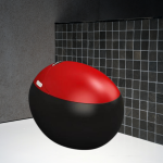 Modern Capsule Smart Toilet- Red