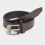 Men&apos S Branded Prong Brown Belt