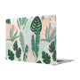 Plant Themed Protective Case For Macbook Air M2 2022 - Green & Peach