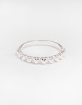 Silver MINI Hearts Ring - M l