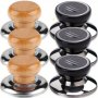 Universal Pot Lib Knobs Caps Wooden Heat-resistant Cooking Pan Lid Covers Replacement Lifting Handle Kitchen Cookware Handgrip