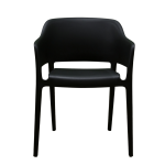 Sarah Stackable Polypropylene Chair Black Cream Grey Or Clay Indoor outdoor - Clay