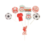 Liverpool Soccer Inspired Birthday Cake Decorating Kit