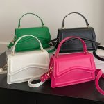 MINI Quilted Pattern Flap Handbag Top Handle Square Purse Trendy Crossbody Bag For Women