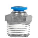 AirCraft Pu Hose Fitting Straight Stud 6MM-3 8" M