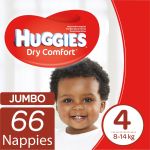 Dry Comfort Nappies Size 4 Jumbo Pack 66& 039 S