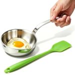 Bigwinyep SUS304 Stainless Steel Small Egg Pan 5.1-INCH MINI Egg Pan Sauce Pan MINI Skillet For Egg Frying Pan Butter Warmer Sma