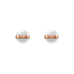Aspiration Earrings Rose Gold White - Default Title