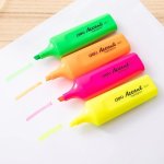 Deli Accent Chisel Tip Highlighters - 4 Pack