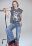 Oversized Printed T-Shirt - Grey Multi