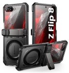 Samsung Galaxy Z Flip 8 Premium Full Body Protective Magsafe Case Black