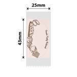 NB362 - - D101 Only - 25X43MM - 150 Sweet Tea Labels