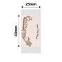 NB362 - NIIMBOT - D101 ONLY - 25X43MM - 150 SWEET TEA LABELS