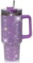 Generic Shiny Gliter Diamond Rhinestone Tumbler Stainless Steel Tumbler