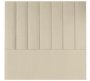 Panel Velvet Headboard Cream Queen Bed Frame Furniture Accessories Foam