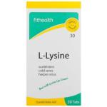 Fithealth L-lysine Tabs 30'S
