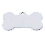 1PC Bone Pet Supplies Dog Id Card Bone Metal Pet Tag