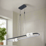 Matias LED Aluminium Pendant Light Black