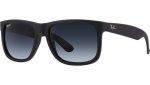 Ray-Ban - Justin Polarized - Rubber Black polycarbonate Grey Gradient - RB4165 622 T3