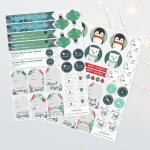 Modern Christmas Gift Labels