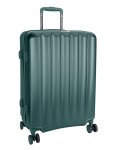 JO BORKETT Gatsby Medium 4 Wheel Trolley Case Green