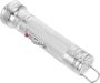 Vintage Metal Flashlight Small Old-fashioned Aluminum Handheld Portable