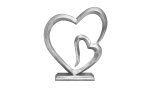 Amber Deco Heart Sculpture Small- LC-20338 B